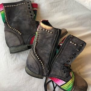 Steve Madden combat boots